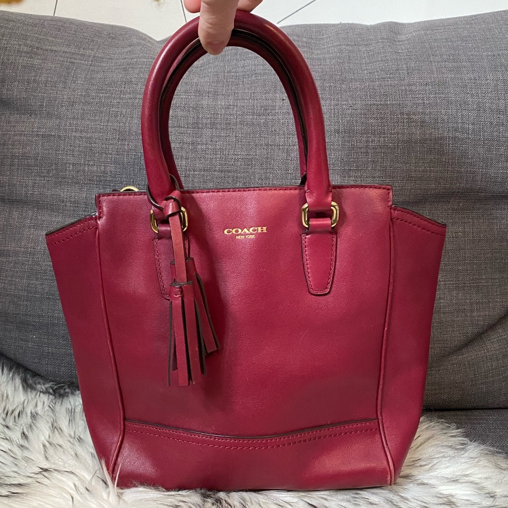 Coach legacy mini Tanner burgundy/maroon